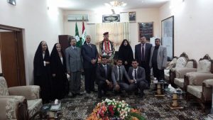 Read more about the article لقاء السيد العميد أ.م .د أكرم مهدي محسن الياسري مع قائد عمليات الفرات الاوسط الفريق عثمان الغانمي.