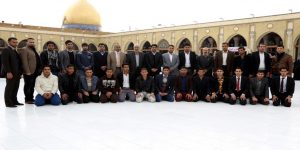 Read more about the article The Department of Religious Tourism held a scientific trip to all stages of study to the holy city of Najaf (Mosque of Kufa and Mosque of the Sahla) on Tuesday, 28/1/2014