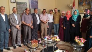 Read more about the article Students of the hotel management department celebrate the head of their department