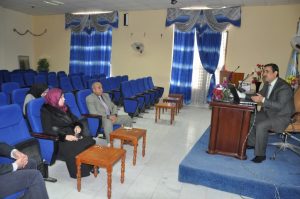 Read more about the article اقام قسم ادارة المؤسسات الفندقية حلقة نقاشية بعنوان النشاط السياحي في العراق الواقع والتحديات يوم الاثنين الموافق 22/2/2016 الساعة 12