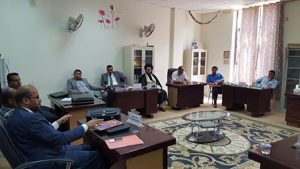Read more about the article اجتماع لتدريسيي قسم السياحة الدينية
