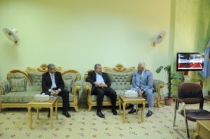 Read more about the article زيارة السيد رئيس الجامعة المحترم الى كلية العلوم السياحية