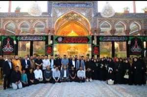 Read more about the article Faculty and students from the College of Tourism Sciences visit the shrines of Imam Hussein and his brother Abbas, peace be upon them.