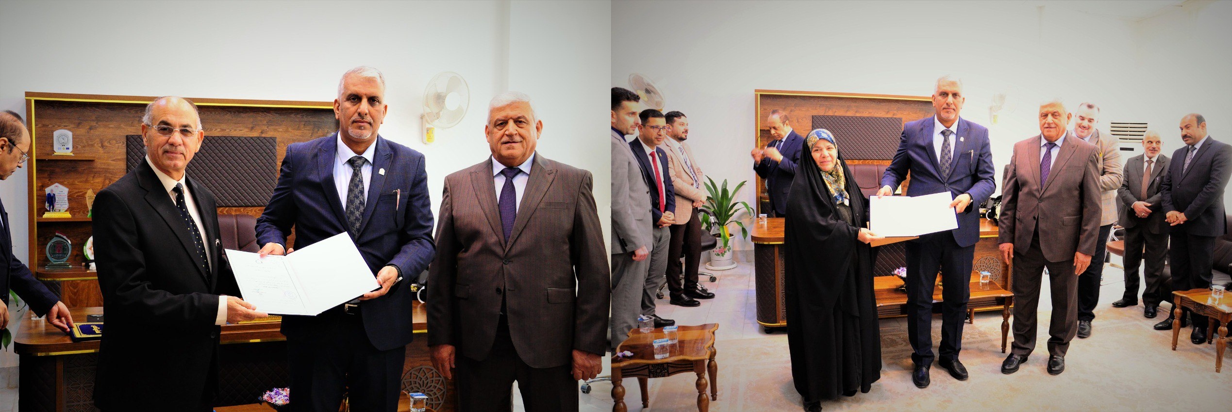 Read more about the article بحضور رئيس جامعة كربلاء كلية العلوم السياحية تكرم موظفيها