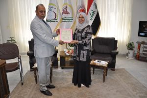 Read more about the article كلية العلوم السياحية تهنئ الدكتورة جنان عبد الرضا بمناسبة حصولها على شهادة الدكتوراه