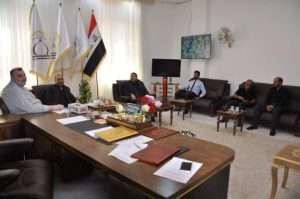 Read more about the article عميد كلية العلوم السياحية في جامعة كربلاء يستقبل المهنئين