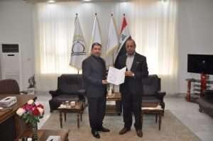 Read more about the article تثمين جهود الاستاذ المساعد الدكتور راضي حمود جاسم في تسير اعمال كلية العلوم السياحية