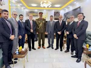 Read more about the article وفد من  جامعة كربلاء يقدم  التهنئة لقيادة عمليات كربلاء بمناسبة الذكرى (104)لتأسيس الجيش العراقي الباسل
