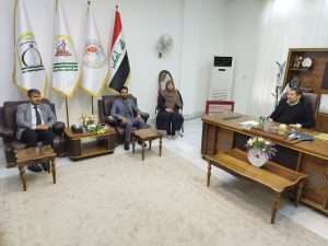 Read more about the article اجتماع عميد كلية العلوم السياحية مع لجنة ارتباط شعبة الإعلام