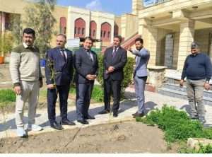 Read more about the article مساعد رئيس الجامعة للشؤون الإدارية يزور كلية العلوم السياحية لمتابعة واقع الحدائق والاستعداد الى يوم التشجير.