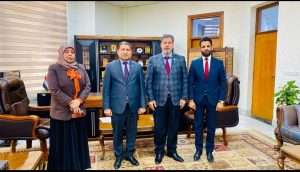 Read more about the article عميد كلية العلوم السياحية يزور رئيس جامعة كربلاء لتقديم تقرير عن إنجازات الكلية والمهرجان المرتقب