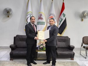 Read more about the article تهنئة للدكتور محمد عبد علي الشيباني بمناسبة ترقيته العلمية