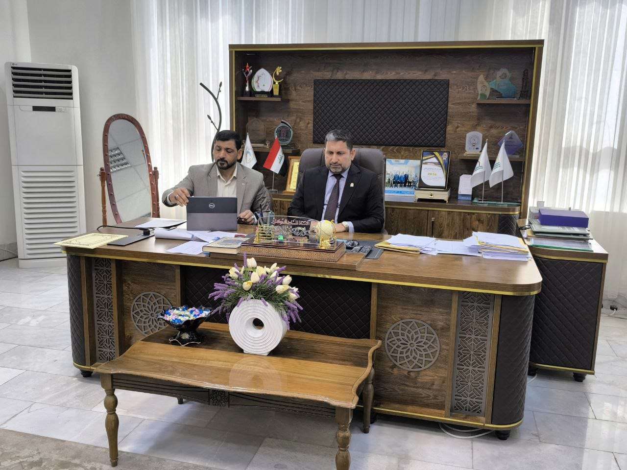 Read more about the article اجتماع إلكتروني بين كلية العلوم السياحية وجامعة خليج فارس الإيرانية لبحث توقيع مذكرة تفاهم مشتركة