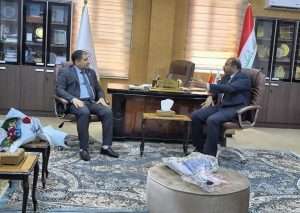 Read more about the article زيارة السيد العميد الى نقابة الاكاديميين في كربلاء المقدسة