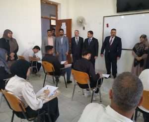 Read more about the article متابعة سير امتحانات طلبة البكالوريوس في كلية العلوم السياحية