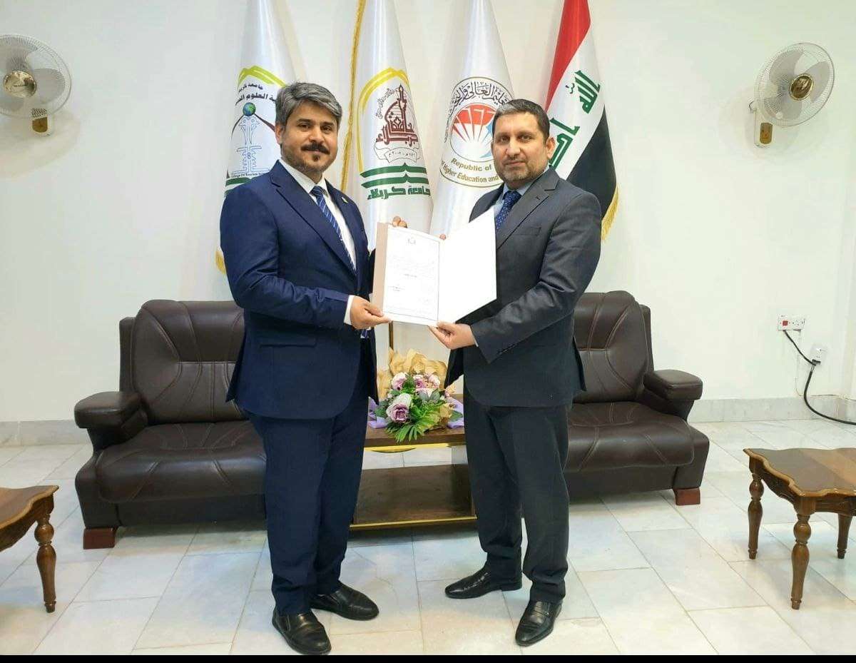 Read more about the article عميد كلية العلوم السياحية يثمّن جهود  مسؤول وحدة التعليم المستمر 