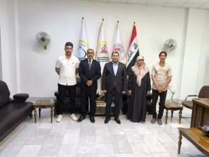 Read more about the article زِيَارَةٌ عِلْمِيَّةٌ لِتَعْزِيزِ التَّعَاوُنِ الأَكَادِيمِيِّ بَيْنَ كُلِّيَّةِ العُلُومِ السِّيَاحِيَّةِ وَالمَعْهَدِ التِّقَنِيِّ فِي جَامِعَةِ الفُرَاتِ الأَوْسَطِ