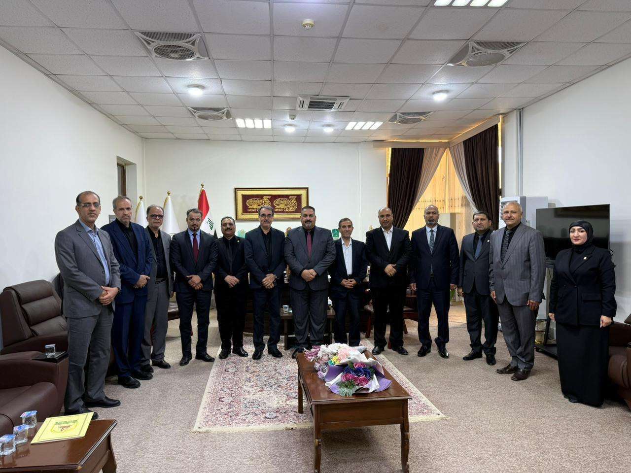 Read more about the article عميد كلية العلوم السياحية يشارك في استقبال وفد جامعة أصفهان لبحث التعاون في مؤتمر دولي حول عمارة العتبات المقدسة