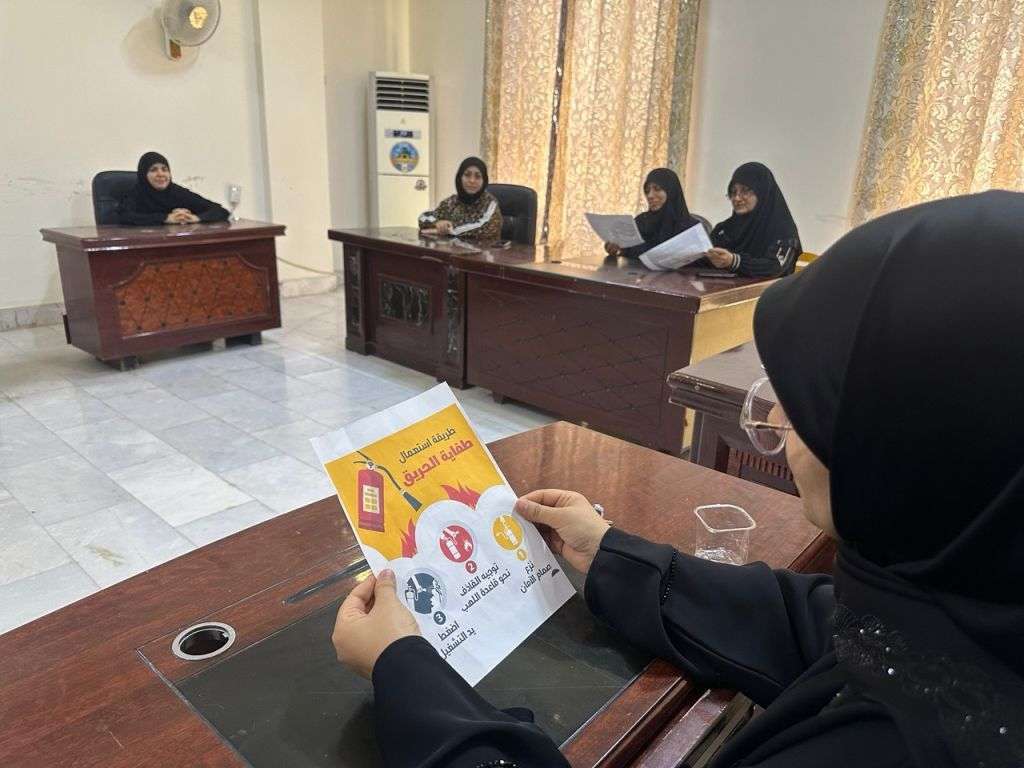 Read more about the article كلية العلوم السياحية / جامعة كربلاء تنظم  ورشة تثقيفيه في الدفاع المدني