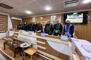 Read more about the article تدريسية من كلية العلوم السياحية تشارك في مناقشة أطروحة دكتوراه في كلية التربية